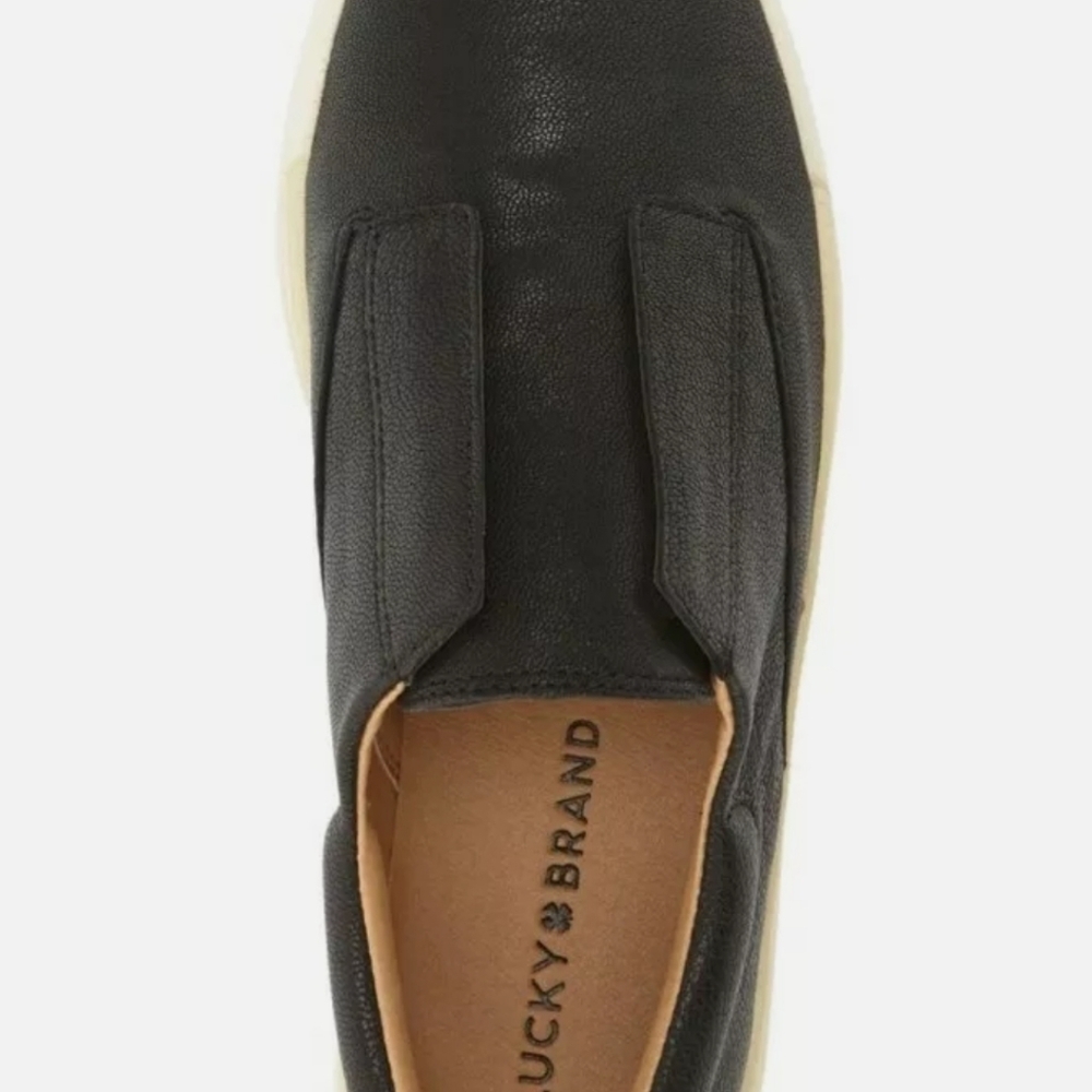 Lucky brand black slip on shoes - Picture 2 of 3
